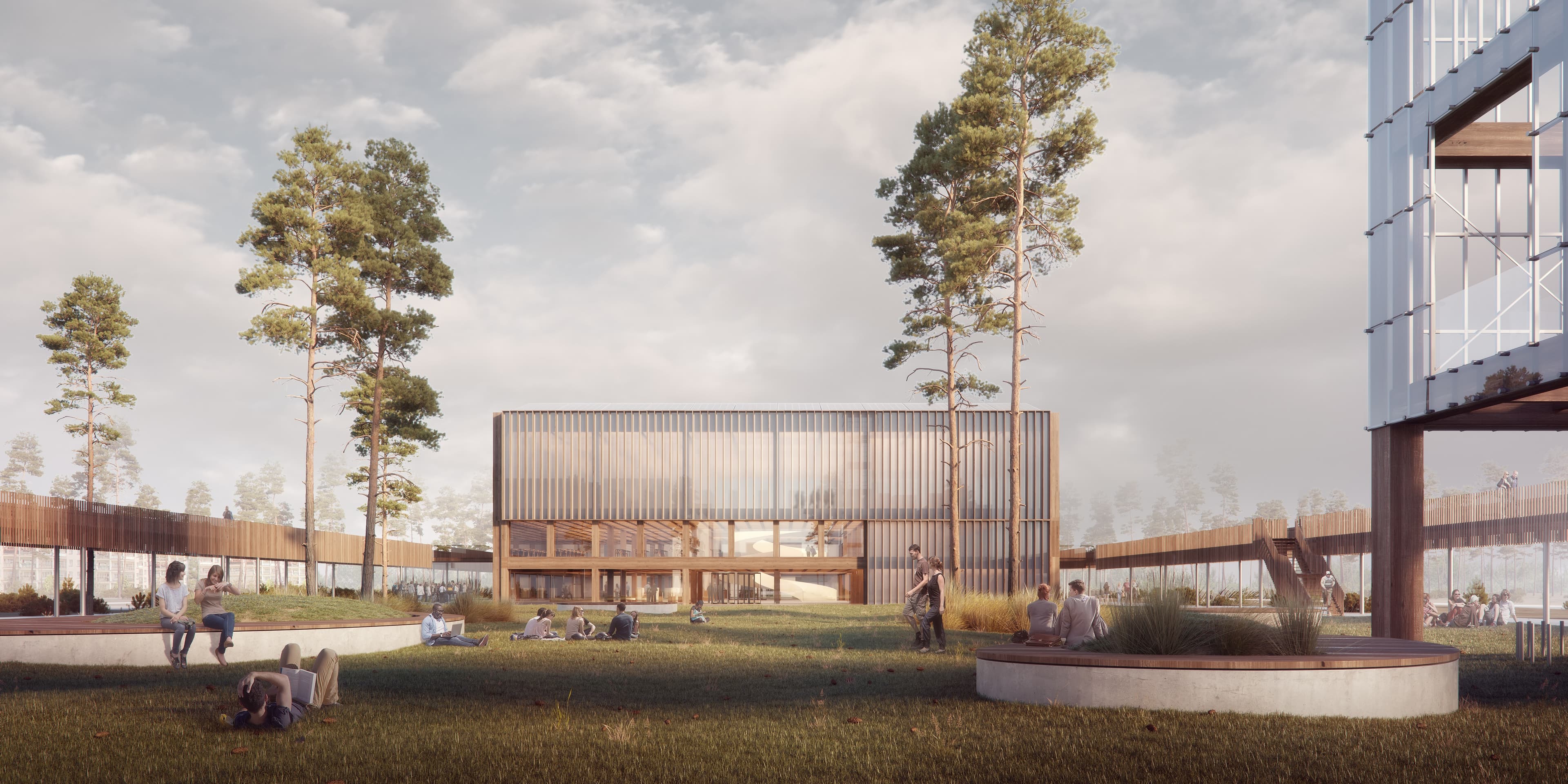 Concept for competition - Set of architectural visualizations