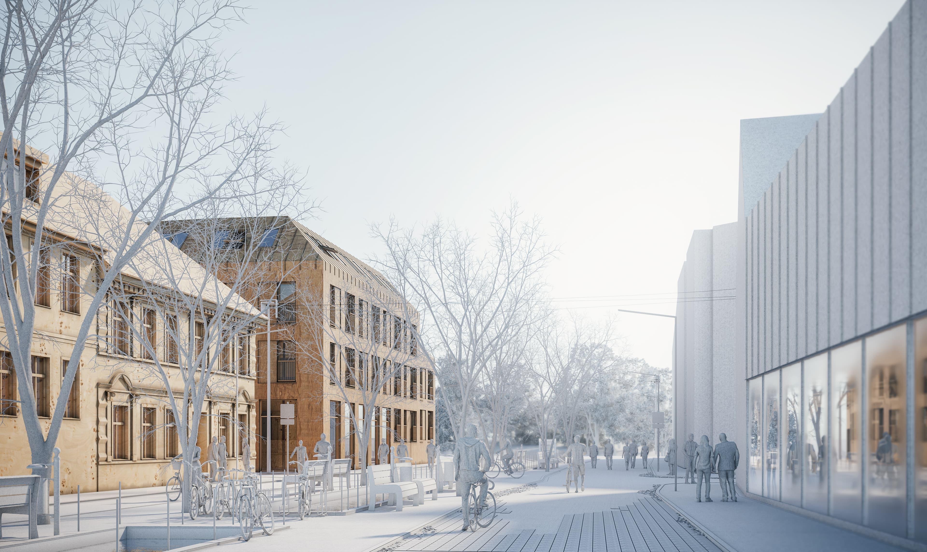 BRIC Architects - Competition renders, architectural visualizations