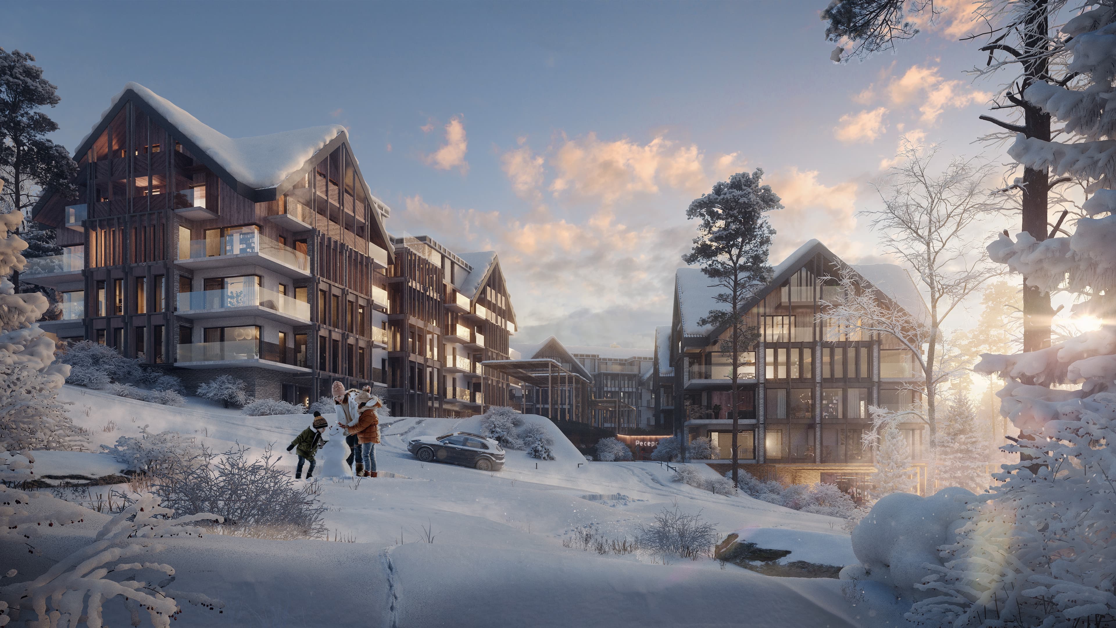 Q2 Świerardów - Set of architectural visualizations, 3D animation