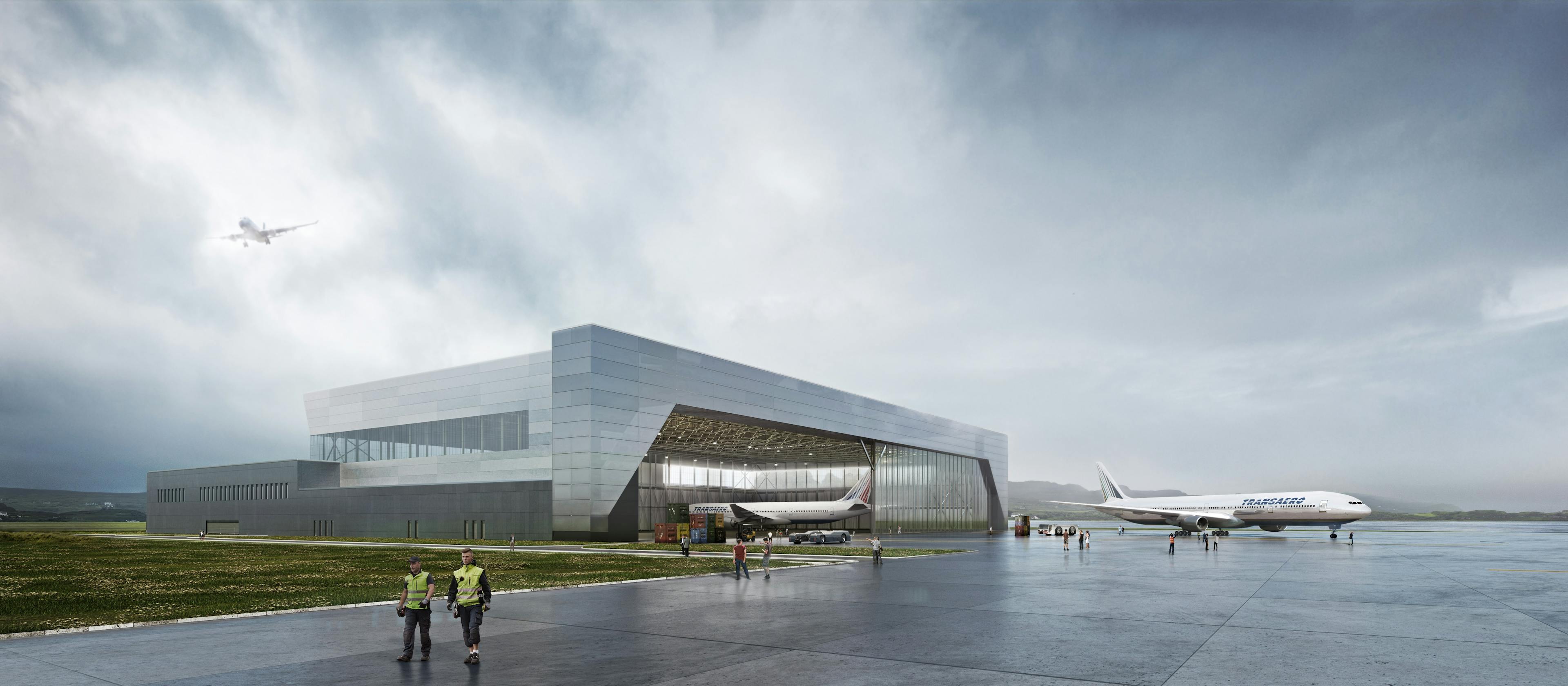 Rzeszów Airport - Architecture modelling, terrain preparation, 3D visualization, postproduction