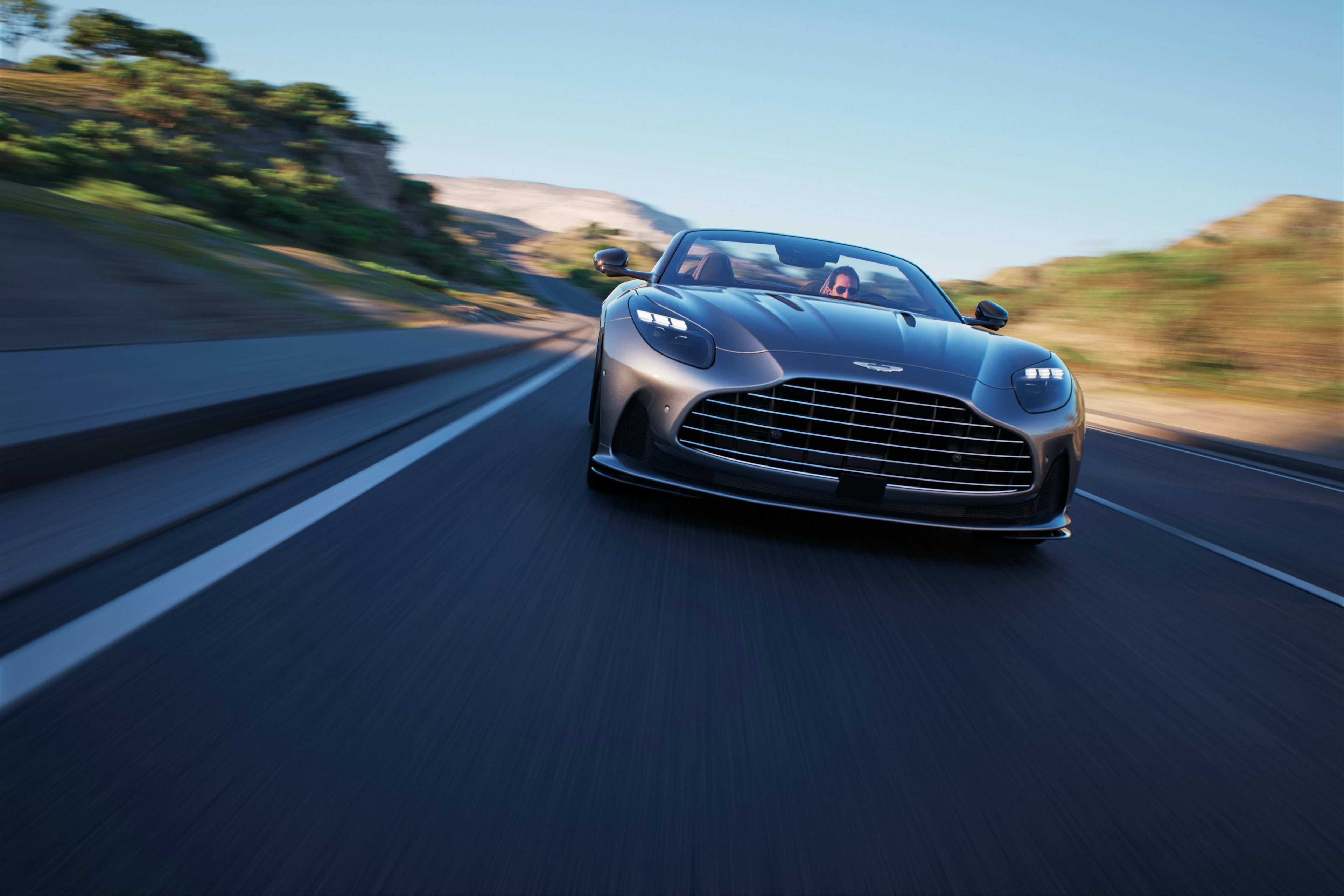 front shot db12 aston marting high speed automotive unreal engine environment