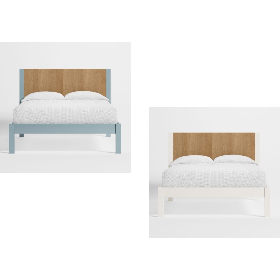 3D renders of beds in high resolution for Crate & Barrel